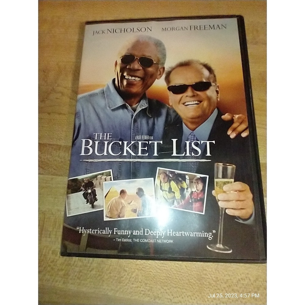 The Bucket List DVD 2008 Warner Bros Jack Nicholson Morgan Freeman Comedy PG-13